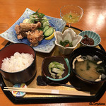 日本料理介寿荘 - 鶏の竜田揚げ定食