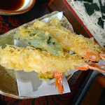 Ajinomisesobakiku - 天ざる1500円