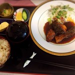 食事処宮崎 - 天然ブリの照焼 700円