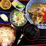 食事処宮崎 - アジの南蛮漬け 700円