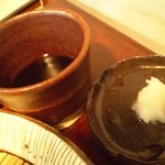 Kimama cafe - 花コース(\1,500)②　薬味とめんつゆ