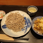 Otaru Hokushouan - かき揚げ丼と蕎麦セット 2018.10月