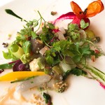 レストラン・モリエール - 温野菜 軽く混ぜました。