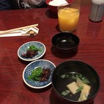 今半 別館 - お吸物、漬物