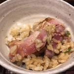 九州料理　居酒屋かてて - 茶碗にいれました