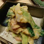 割烹 熊谷 - 貝のぬた