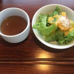 ANZU CAFFE - スープ
            サラダ