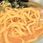 横浜家系ラーメン 極家 - 麺はツルシコでした。