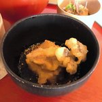 沢庵 - 揚げ豆腐