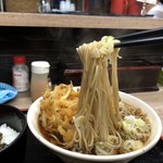 あり賀せいろう - かき揚げ高菜丼セット580円