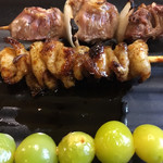 Yakitori Tonton - 銀杏、砂ずり、鳥皮。