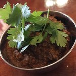 カレーの店 マボロシ - マトンキーマ(300円)。あったら絶対頼んでください