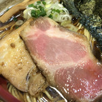 麺屋 照の坊 - レアチャーシューとバラチャーシュー