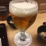 新宿 立吉 - ビール（アサヒ豊潤）