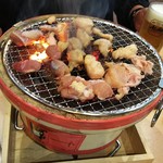 rikimaru - 鶏肉焼いています(2018.10.01)