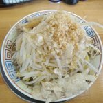 麺屋十郎兵衛 - 煮干十郎（汁なし・全部増し・上から）