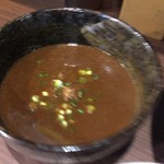 麺屋わっしょい - 豚骨黒カレーつけ麺（￥850）