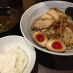 麺屋わっしょい - 豚骨黒カレーつけ麺（￥850）