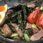 布施 細見商店 - 麺屋ていがく極太冷麺（半玉付き）（￥800）