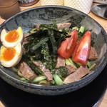 布施 細見商店 - 麺屋ていがく極太冷麺（半玉付き）（￥800）