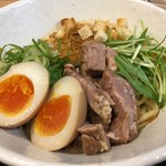 布施 細見商店 - えび塩あえそば（麺量200g）（味玉付き）（￥800）