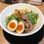 布施 細見商店 - えび塩あえそば（麺量200g）（味玉付き）（￥800）