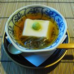 日本料理「雲海」 - 胡麻豆腐・新じゅんさい