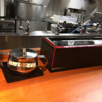 うちのラーメン 我豚 - カウンター上