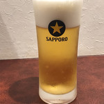 宇宙と描いてSAKABAとよむ - 安定の生ビール