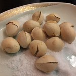 海鮮料理 吾作どん  - H.30.9.24.夜 焼きぎんなん 480円税別