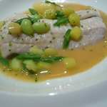 レストラン コバヤシ - 銚子産シタビラメのブレゼ　クッショニ仕立てミレイユ風