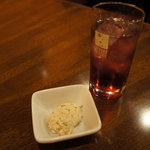 炭火焼ジンギスカン ポッケ - 豆腐のようなじゃないようなお通し