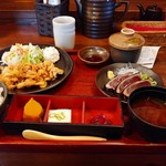 うまいもん屋 櫻 - 豚の生姜焼きのA定食890円(税込)
