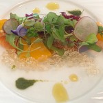 93799360 - なかなかお味の良いサーモン
                      サーモン見えないけどね(*^▽^*)