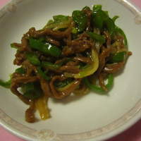 赤坂 四川飯店 - 青椒肉絲（お取り分け）