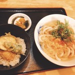 Daifuku Udon - ミニ天丼セット690円^ ^