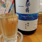 らーめん森や。 - 天狗舞超辛純米