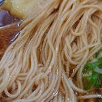 らーめん森や。 - 三ッ星醤油らーめん・フライングカリフリ味付玉子＆わんたん増し