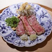 お料理 志ぶう - 馬肉わら焼き