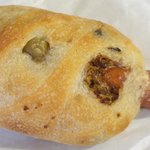 コンセントマーケット - ウインナーとオリーヴと粒マスタード