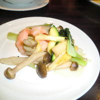文菜華 - エビ、イカ、肉と季節の野菜炒め