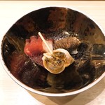 くりや - タコのやわらか煮、いそつぶ、にしん