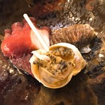 くりや - タコのやわらか煮、いそつぶ、にしん アップ