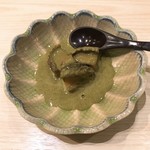 くりや - エゾアワビの肝ソース