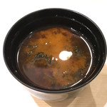くりや - 赤味噌汁