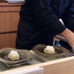 モンブランスタイル - 鳥の巣のよう