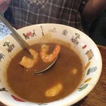 ラジャ - 妻のエビカレー普通の辛さが丁度良かった。