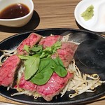 肉食酒場 ビストロ ジャパン - 和牛レアステーキ