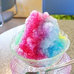 カフェ・ラパン - 2018年7月　レインボーフラッペ