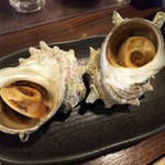 金町製麺 - サザエのつぼ焼き